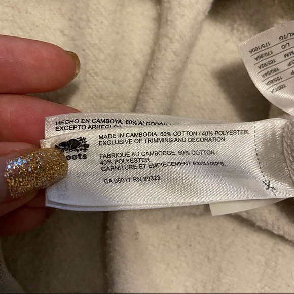 Roots Women’s Logo Hoodie - Picture 9 of 9